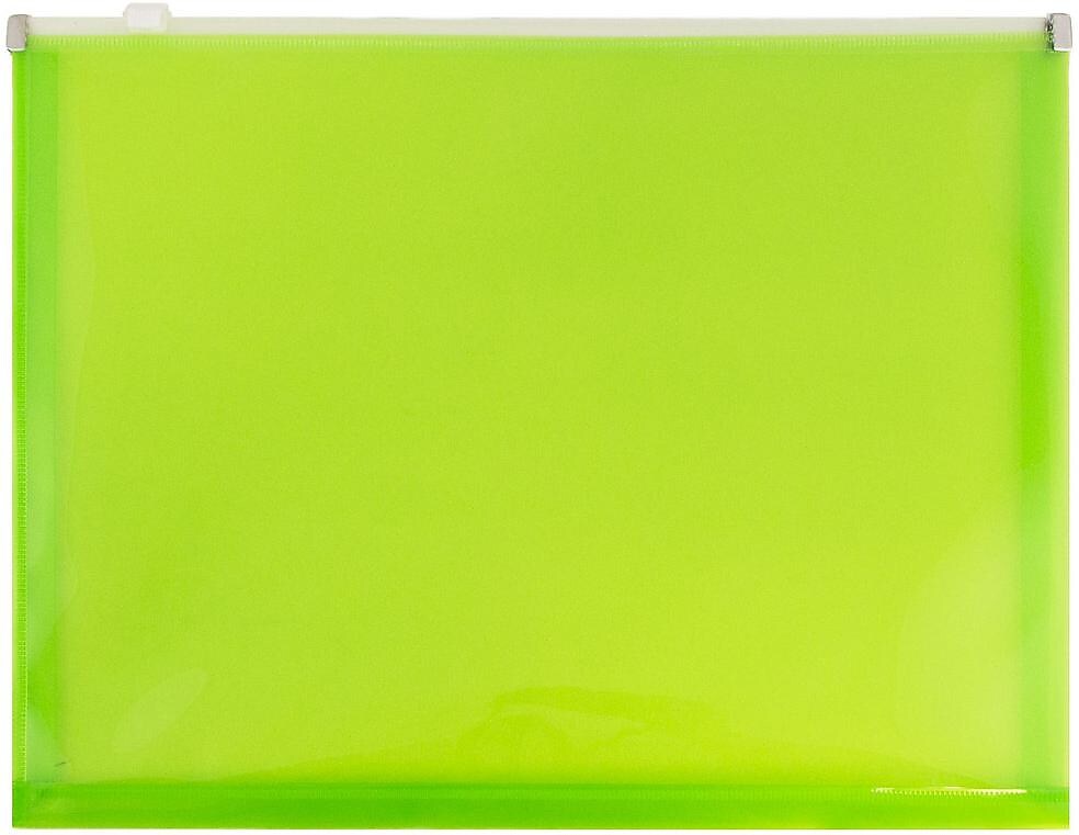 JAM Paper Premium Plastic Document File, Letter, Lime Green, 3/Pack (218Z1LIX3)