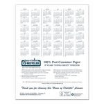 Recycled Ruled 14-Month Planner with Leatherette Cover, 11 x 8.5, Black Cover, 14-Month: Dec 2024 to Jan 2026