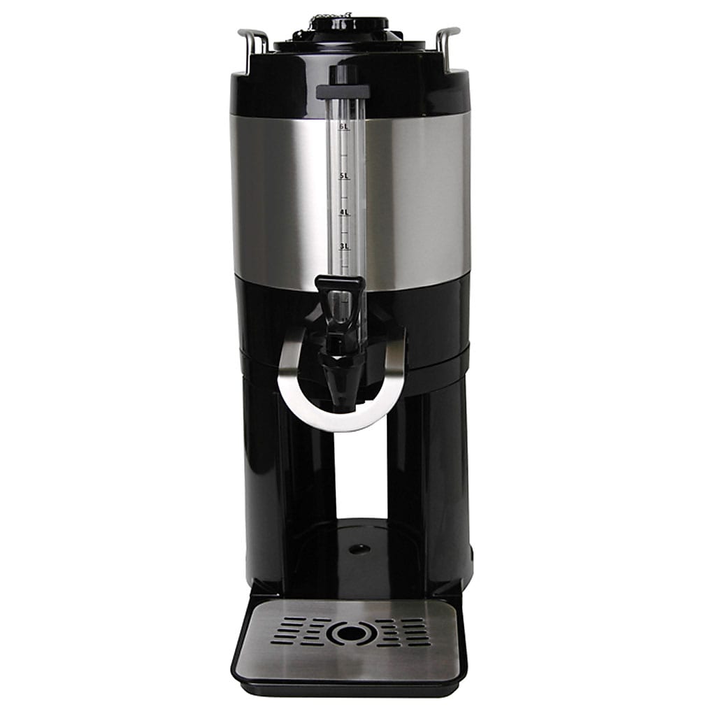Newco Vaculator 192 oz. Server, Black/Silver (112301)