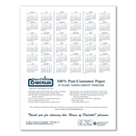 Recycled Ruled 14-Month Planner with Leatherette Cover, 10 x 7, Black Cover, 14-Month: Dec 2024 to Jan 2026