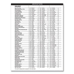 Recycled Weekly Appointment Book Ruled without Appointment Times, 8.75 x 6.88, Black Cover, 12-Month (Jan to Dec): 2025