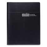 Recycled Weekly Appointment Book Ruled without Appointment Times, 8.75 x 6.88, Black Cover, 12-Month (Jan to Dec): 2025