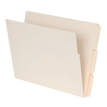 Pendaflex End Tab File Folder, 1/3-Cut Tab, Assorted, Letter Size, Manila, 100/Box (1007001)