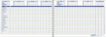 Adams Home and Office Budget Record Journal, Ruled, Blue (AFR31)