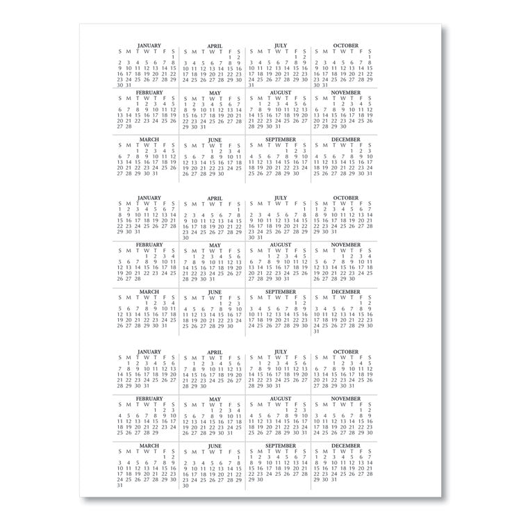 Recycled Weekly Appointment Book Ruled without Appointment Times, 8.75 x 6.88, Black Cover, 12-Month (Jan to Dec): 2025