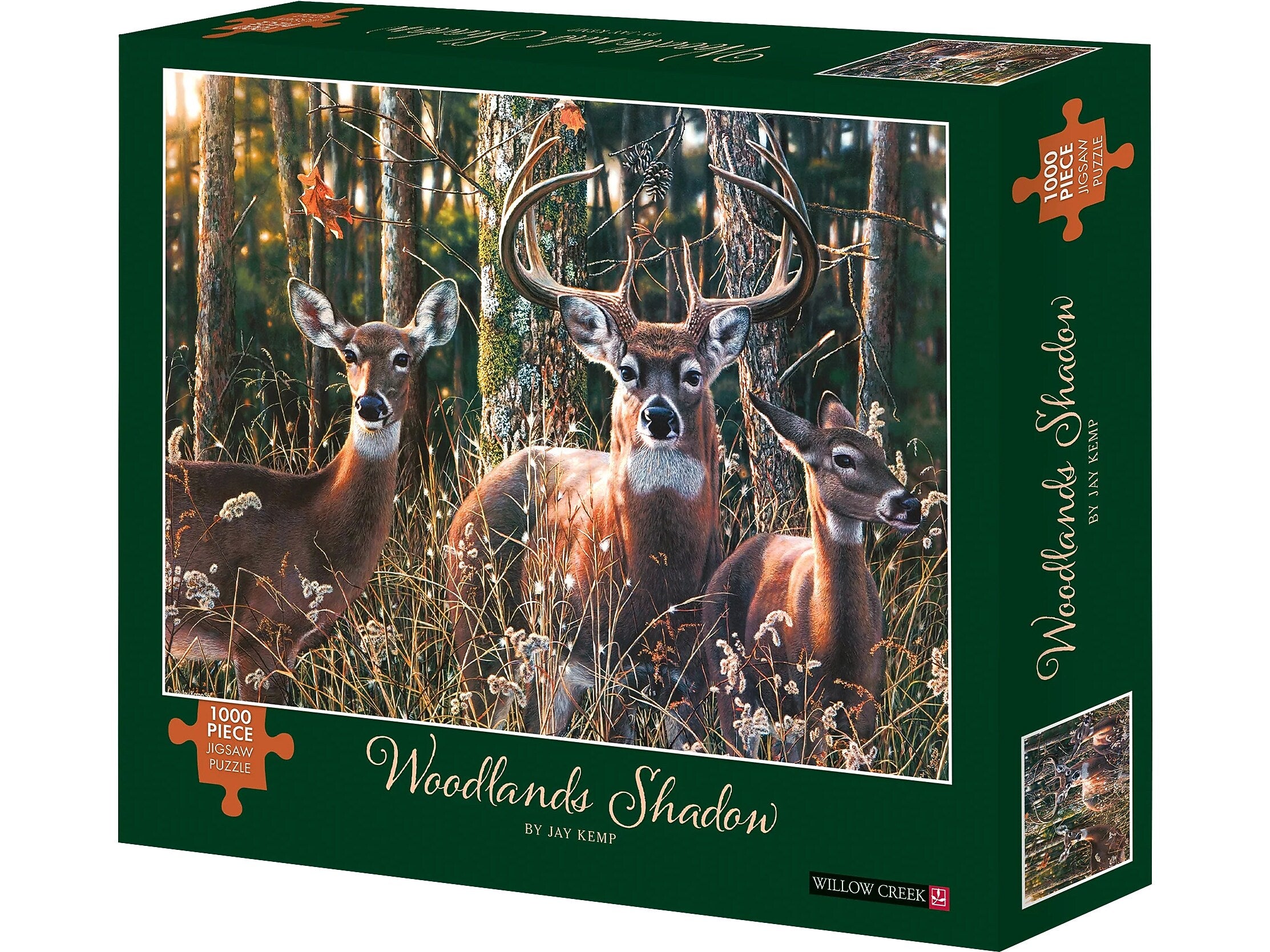 Willow Creek Woodlands Shadow 1000-Piece Jigsaw Puzzle (48666)