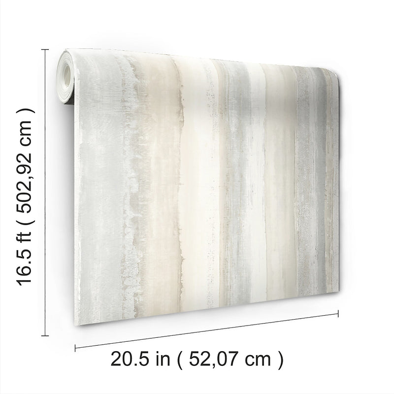 York Wallcoverings Watercolor Stripe Peel and Stick Wallpaper (RMK9062WP)