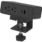 Humanscale NeatHub 2-Outlet, 2-USB Port Power Strip, 68" Cord, Black (NH1NAPPCAB)