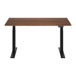 FlexiSpot E7COMMERCIAL 60''W Electric Height Adjustable Standing Desk, Black Walnut/Black(E7BCOM6030-BW)