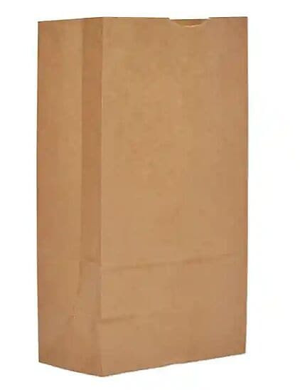 Ross & Wallace 13.75" x 7.06" x 4.5" Paper Shopping Bags, Brown, 500/Bundle (BAGGX12500)