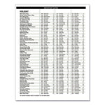 Executive Series Four-Person Group Practice Daily Appointment Book, 11 x 8.5, Black Hard Cover, 12-Month (Jan to Dec): 2025