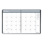 14-Month Recycled Ruled Monthly Planner, 8.75 x 6.78, Black Cover, 14-Month: Dec 2024 to Jan 2026