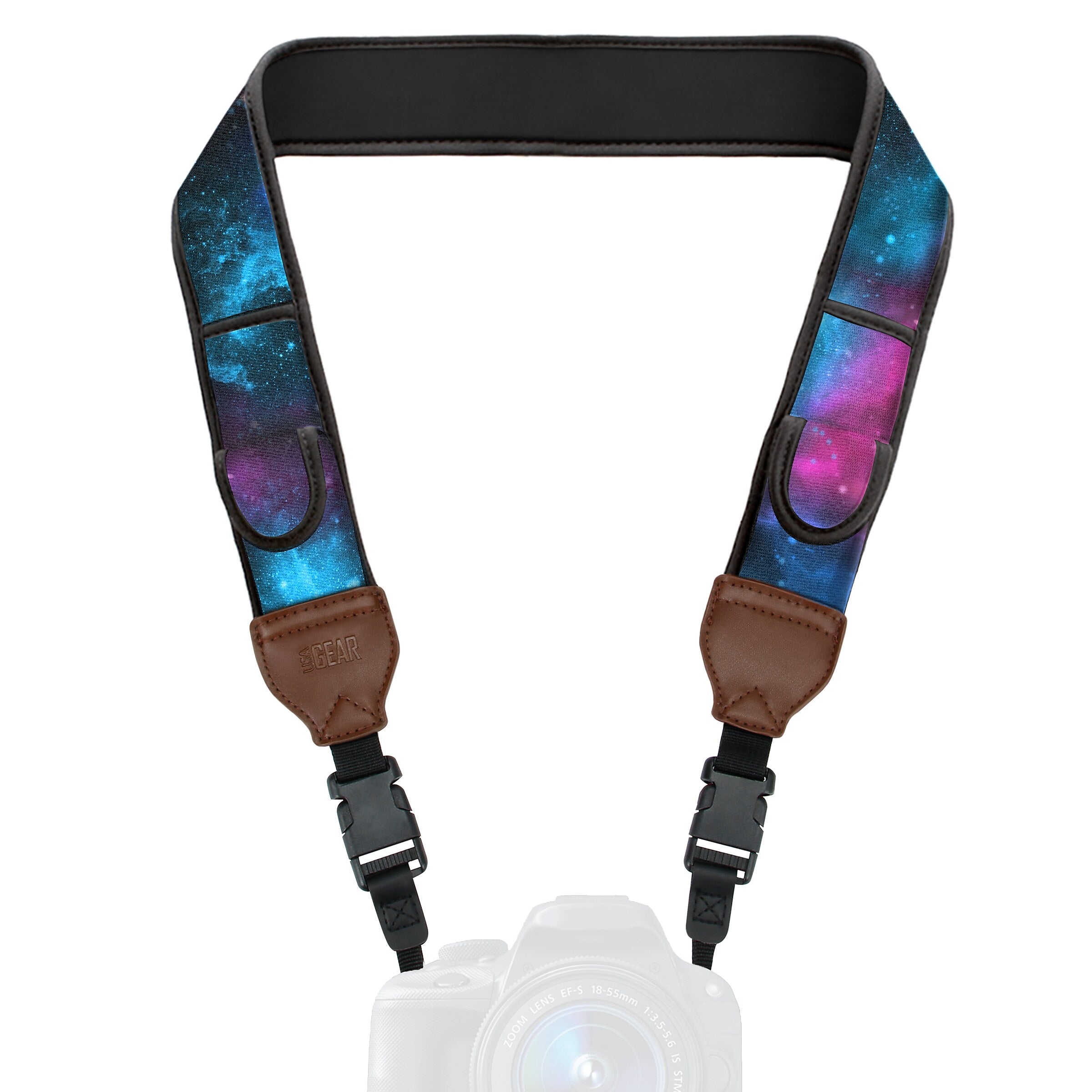 USA GEAR TrueSHOT Camera Neck Strap, Red Plaid (GRCMMS0100GAEW)
