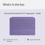Microsoft Surface Pro 12" Keyboard Cover, Violet (EP2-32727)