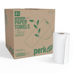 Perk™ Eco Recycled Paper Towels, 2-ply, 156 Sheets/Roll, 32 Rolls/Pack (PK63227CT)