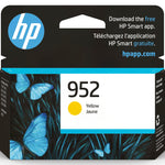 HP 952 Yellow Standard Yield Ink Cartridge, Prints up to 630 Pages (L0S55AN#140)