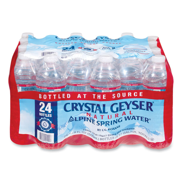Alpine Spring Water, 16.9 oz Bottle, 24/Carton