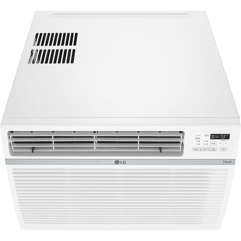 LG 230-Volt 18,000 BTU Window Smart Air Conditioner with Remote, WiFi Enabled, White (LW1821ERSM)