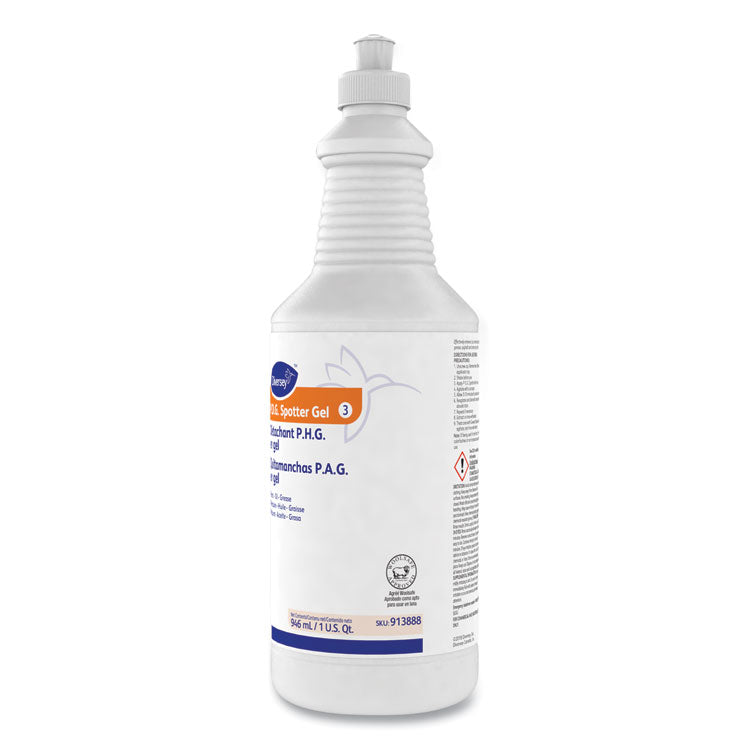 Paint, Oil And Grease Spotter Gel, Fruity Scent, 32 Oz Squeeze Bottle, 6/carton
