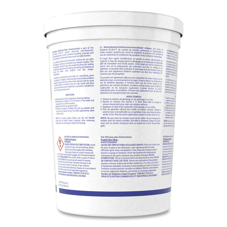 Floor Conditioner/Odor Counteractant, Powder, 0.5 oz Packet, 90/Tub, 2/Carton