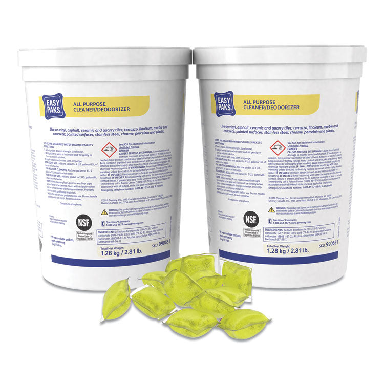 All-Purpose Cleaner/deodorizer, 90 .5 Oz Packets/tub, 2 Tubs/carton