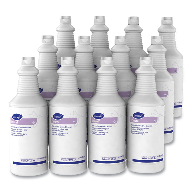 Emerel Multi-Surface Creme Cleanser, Fresh Scent, 32 Oz Bottle, 12/carton