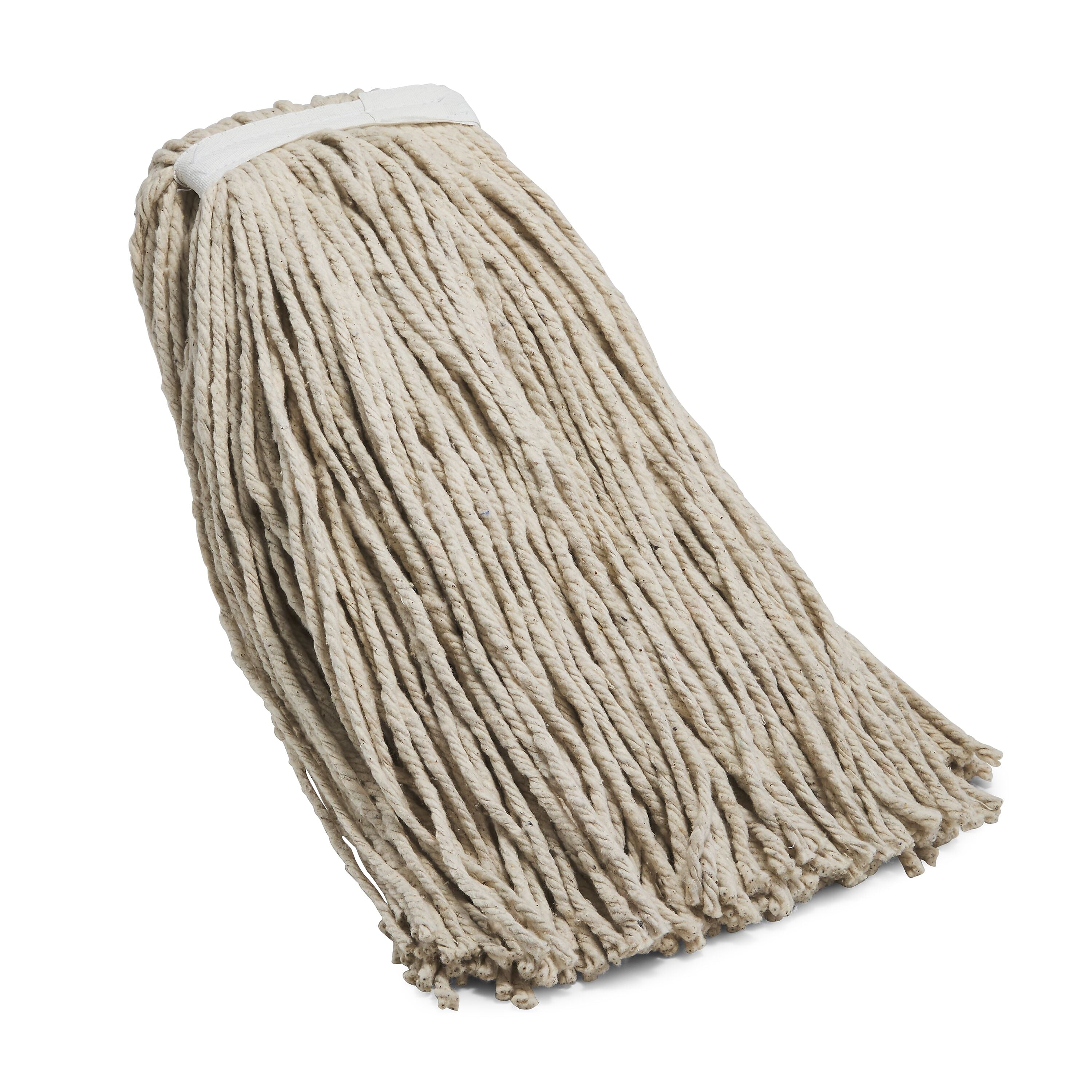 Coastwide Professional™ Cut-End Wet Mop Head, #32, Cotton, 1" Headband, White (CW57745)