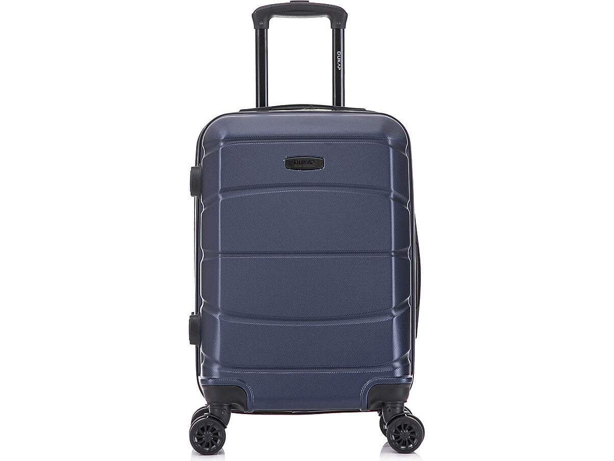 DUKAP Sense 20" Hardside Suitcase, 4-Wheeled Spinner, TSA Checkpoint Friendly, Blue (DKSEN00S-BLU)