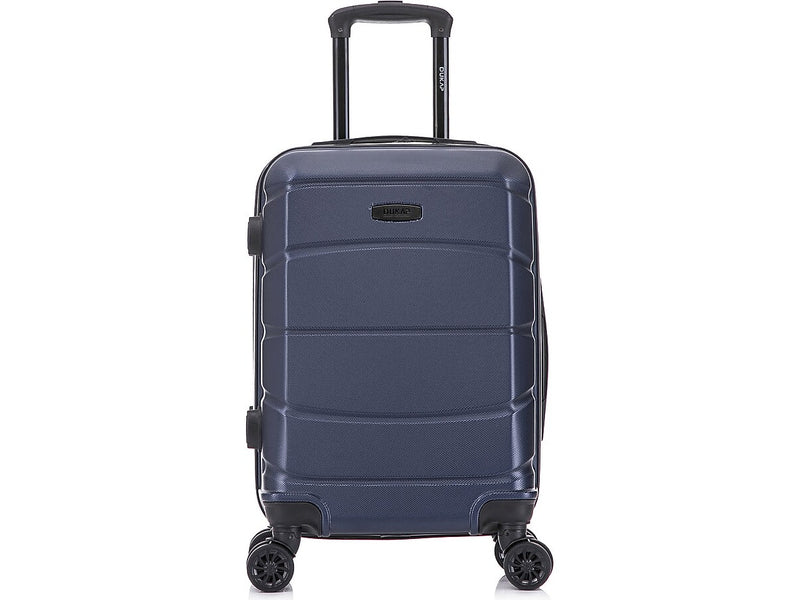 DUKAP Sense 20" Hardside Suitcase, 4-Wheeled Spinner, TSA Checkpoint Friendly, Blue (DKSEN00S-BLU)