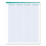 Express Track Recycled Weekly Appointment Book/Monthly Planner, 8 x 5, Black Cover, 13-Month: Jan 2025 to Jan 2026