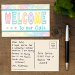 Teacher Created Resources Pastel Pop Welcome Postcards, 30/Pack, 6 Packs/Bundle (TCR8434-6)
