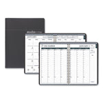 Recycled Monthly Weekly 7 Day Planner, 8.75 x 6.88, Black Cover, 12-Month (Jan to Dec): 2025