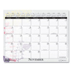Recycled Wild Flower Wall Calendar, Wild Flowers Artwork, 15 x 12, White/Multicolor Sheets, 12-Month (Jan to Dec): 2025