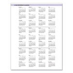 Recycled Wild Flower Weekly/Monthly Planner, Wild Flowers Artwork, 9 x 7, Gray/White/Purple Cover, 12-Month (Jan-Dec): 2025