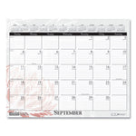 Recycled Wild Flower Wall Calendar, Wild Flowers Artwork, 15 x 12, White/Multicolor Sheets, 12-Month (Jan to Dec): 2025