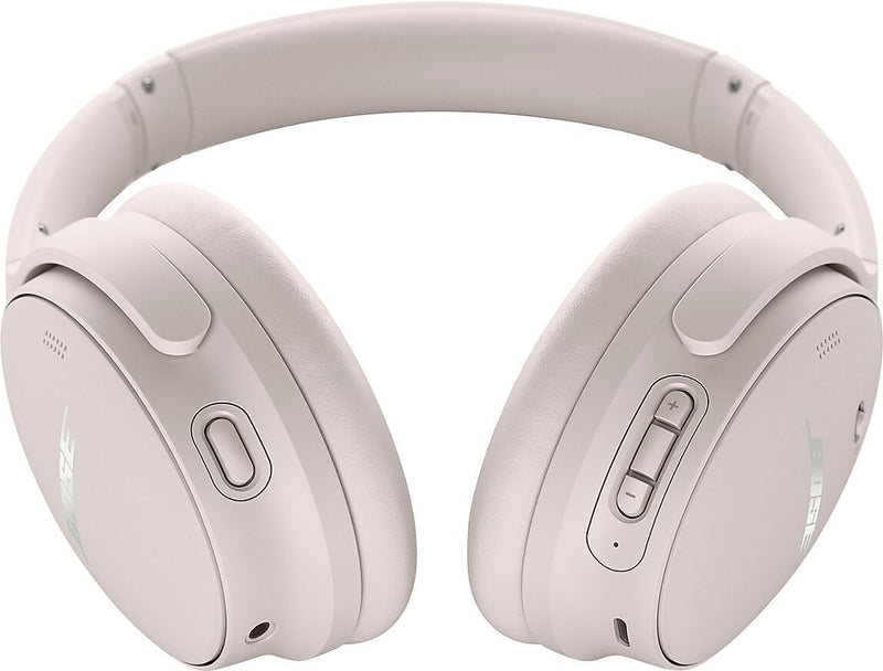 Bose QuietComfort Wireless Active Noise Cancelling Over-the-Ear Headphones, White Smoke (884367-0200)