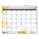 Recycled Wild Flower Wall Calendar, Wild Flowers Artwork, 15 x 12, White/Multicolor Sheets, 12-Month (Jan to Dec): 2025