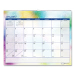 Recycled Cosmos Wall Calendar, Night Sky Artwork, 14.88 x 12, White/Multicolor Sheets, 12-Month (Jan to Dec): 2025