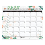 Recycled Wild Flower Wall Calendar, Wild Flowers Artwork, 15 x 12, White/Multicolor Sheets, 12-Month (Jan to Dec): 2025