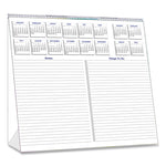 Recycled Cosmos Tent Calendar, Night Sky Artwork, 6 x 6, White/Multicolor Sheets, 12-Month (Jan to Dec): 2025