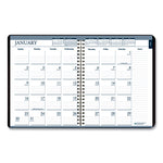Recycled Monthly Weekly 7 Day Planner, 8.75 x 6.88, Black Cover, 12-Month (Jan to Dec): 2025