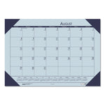 EcoTones Recycled Academic Desk Pad Calendar, 18.5 x 13, Orchid Sheets, Cordovan Corners, 12-Month (Aug to July): 2025-2026