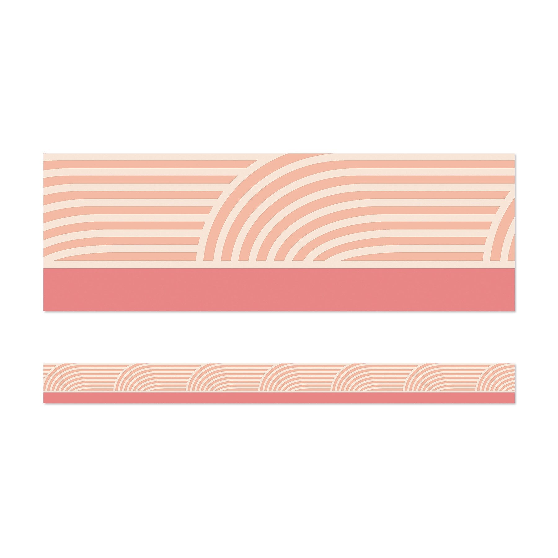 Carson Dellosa Education True to You Straight Bulletin Board Borders, 3" x 3', Coral Wave, 6/Bundle (CD-108524-6)