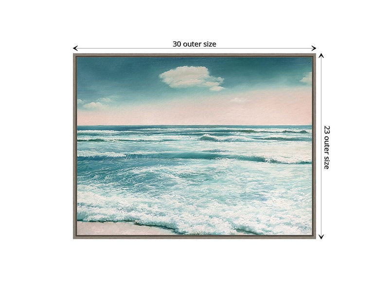 Amanti Art Day Break Beach, Canvas, 30" x 23" (A42675515609)