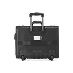 Bugatti Warren Briefcase, Laptop Compatible, Rolling, Black (BZCW0704-Black)