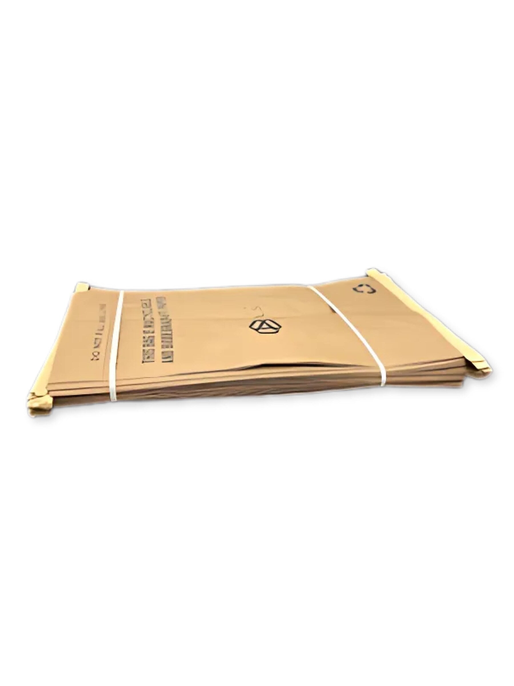 Petra A1 30 Gallon Commercial Trash Bag, 18" x 36", 3.5 mil,Low Density, Brown, 100 Total Bags (KITSTP180)