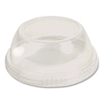 Plastifar Fully Closed PET Cold Cup Lids, Fits 5 oz. or 8 oz. Cups, Clear, 100/Sleeve, 10/Sleeves/Carton (18431)