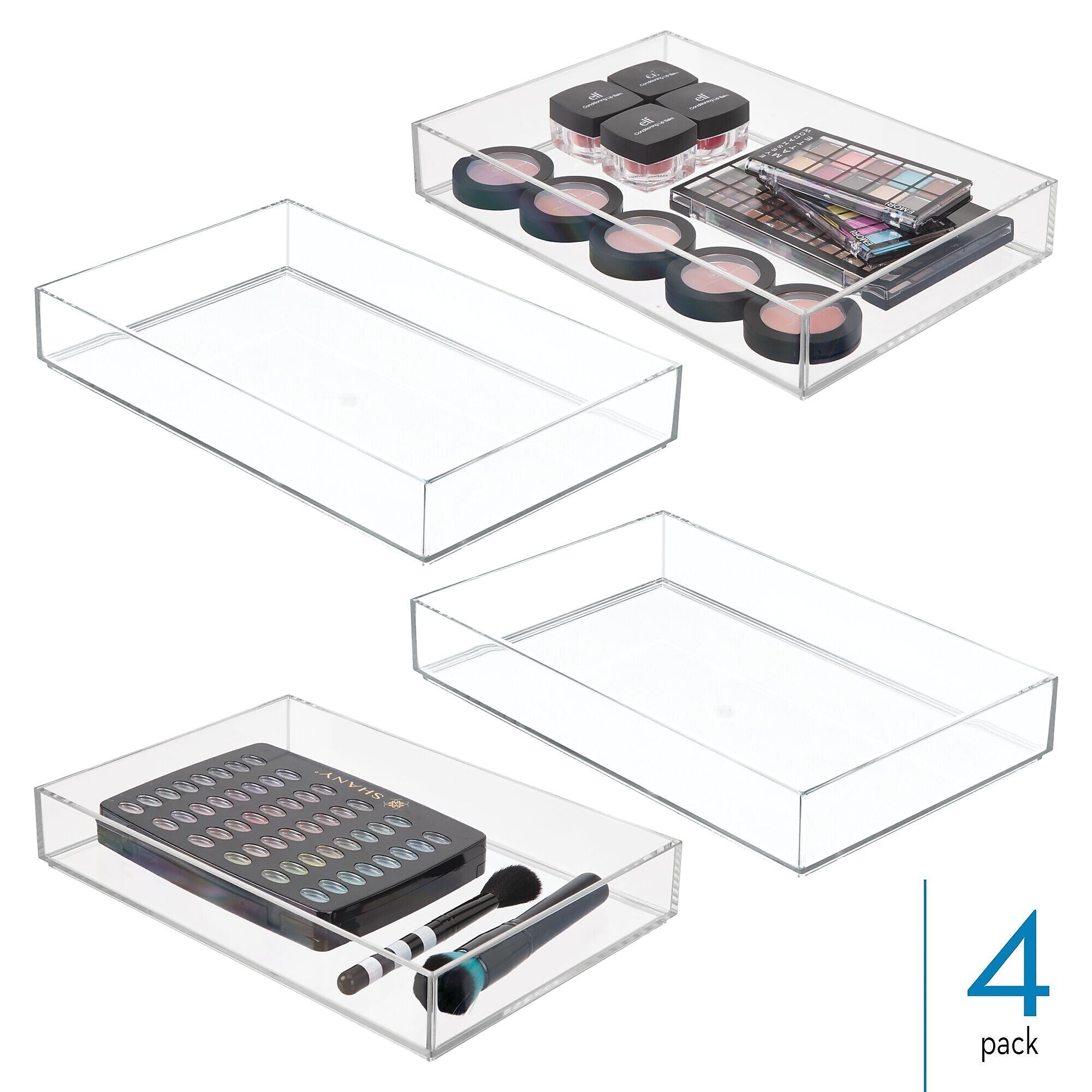iDESIGN Organizers, Clear, 4/Set (27740M4)