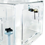 Azar Displays L Suggestion Box with Pocket (206320-CLR)
