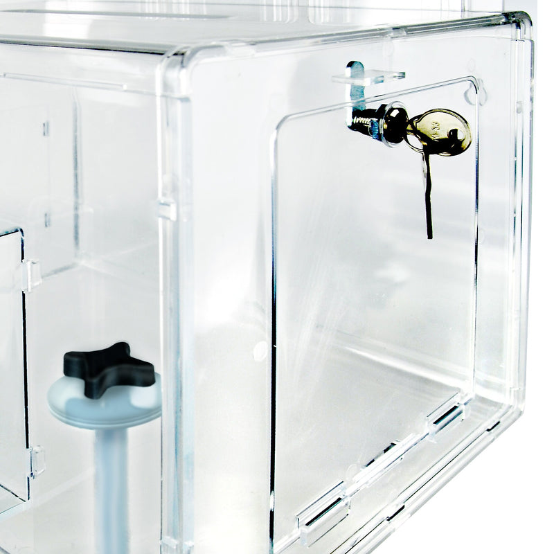 Azar Displays L Suggestion Box with Pocket (206320-CLR)